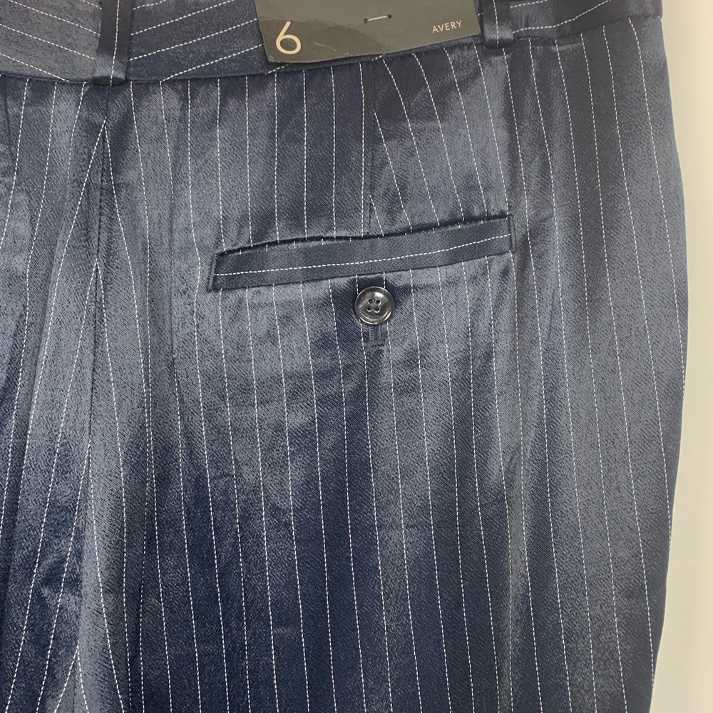 NWT Banana Republic Avery Straight Pinstripe Pant - Picture 6 of 6